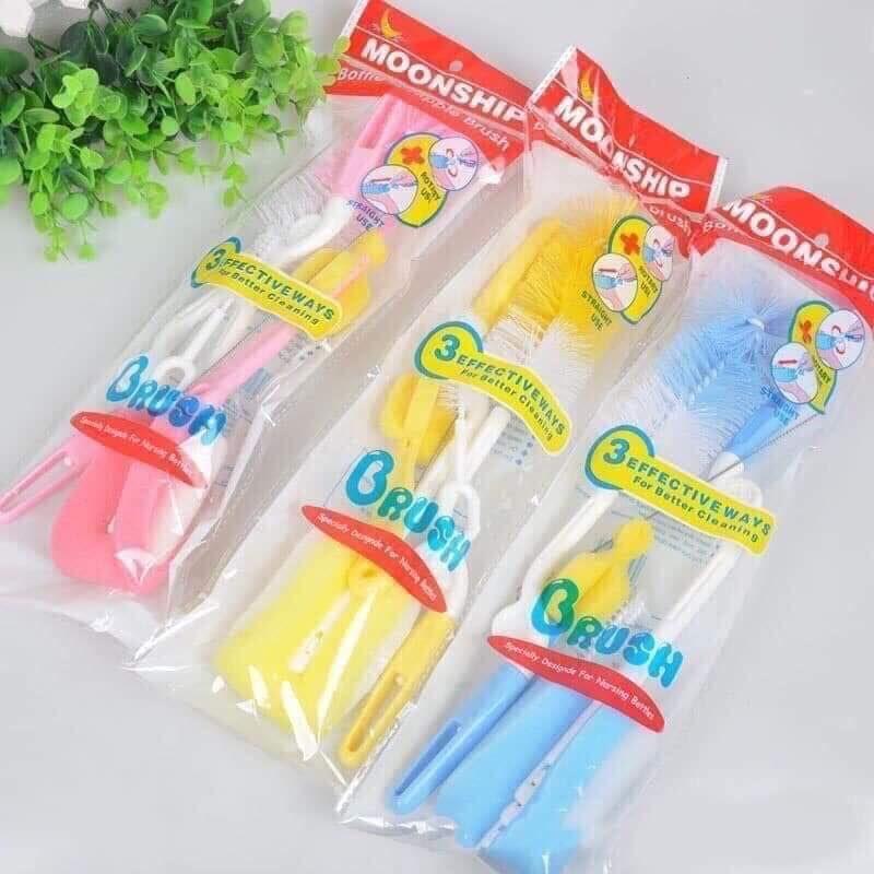 Bộ cọ bình sữa, cọ núm ti 5 chi tiết đẹp mê ly