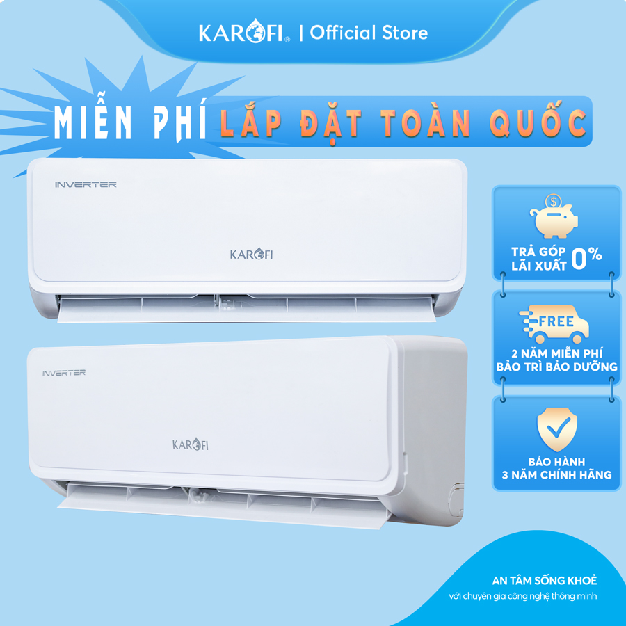 Điều Hòa IVENTER Karofi KDC-WI09, 9000BTU - Hàng Chính Hãng - Giao Hàng Toàn Quốc