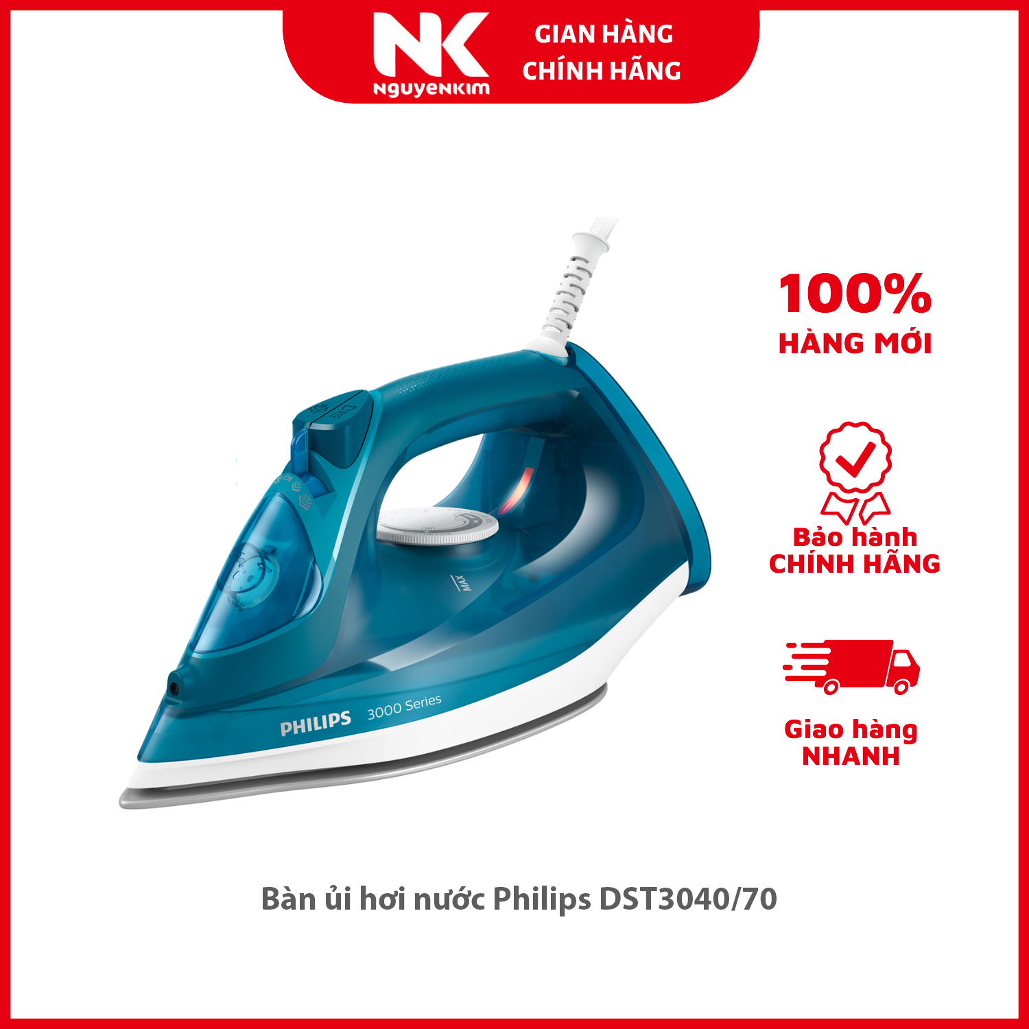 Bàn ủi hơi nước Philips DST3040/70 - Hàng chính hãng