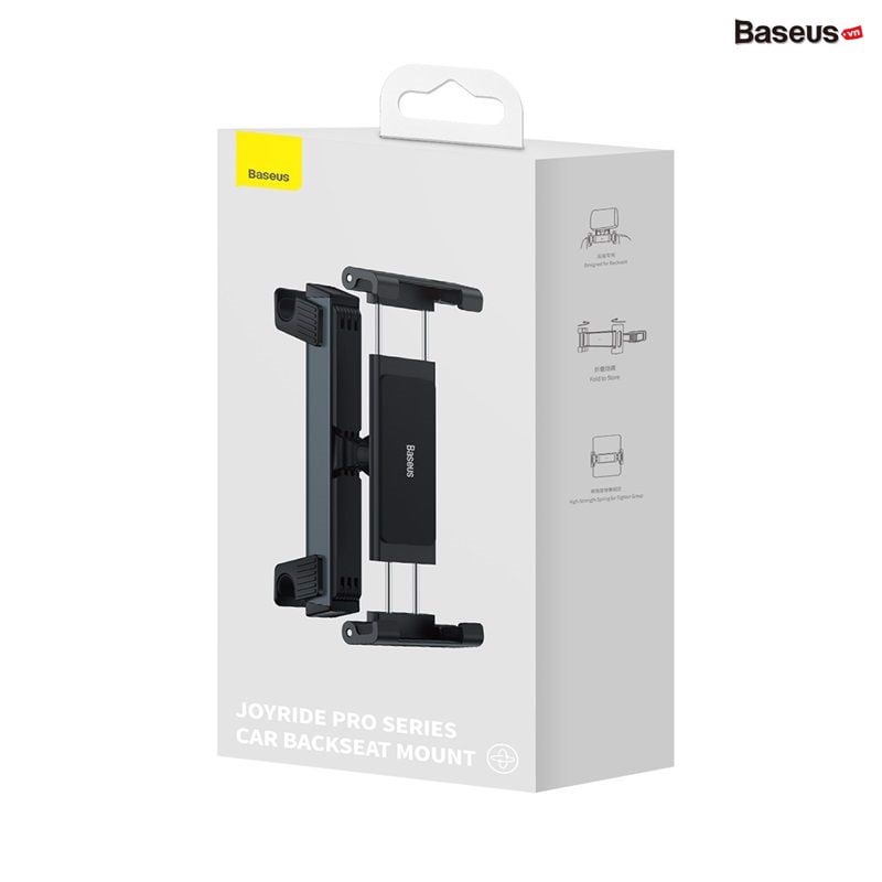 Giá kẹp Baseus JoyRide Pro Series Car Backseat Mount Smartphone/Ipad/Tablet dùng gắn lưng ghế sau ô tô SUTQ- Hàng chính hãng