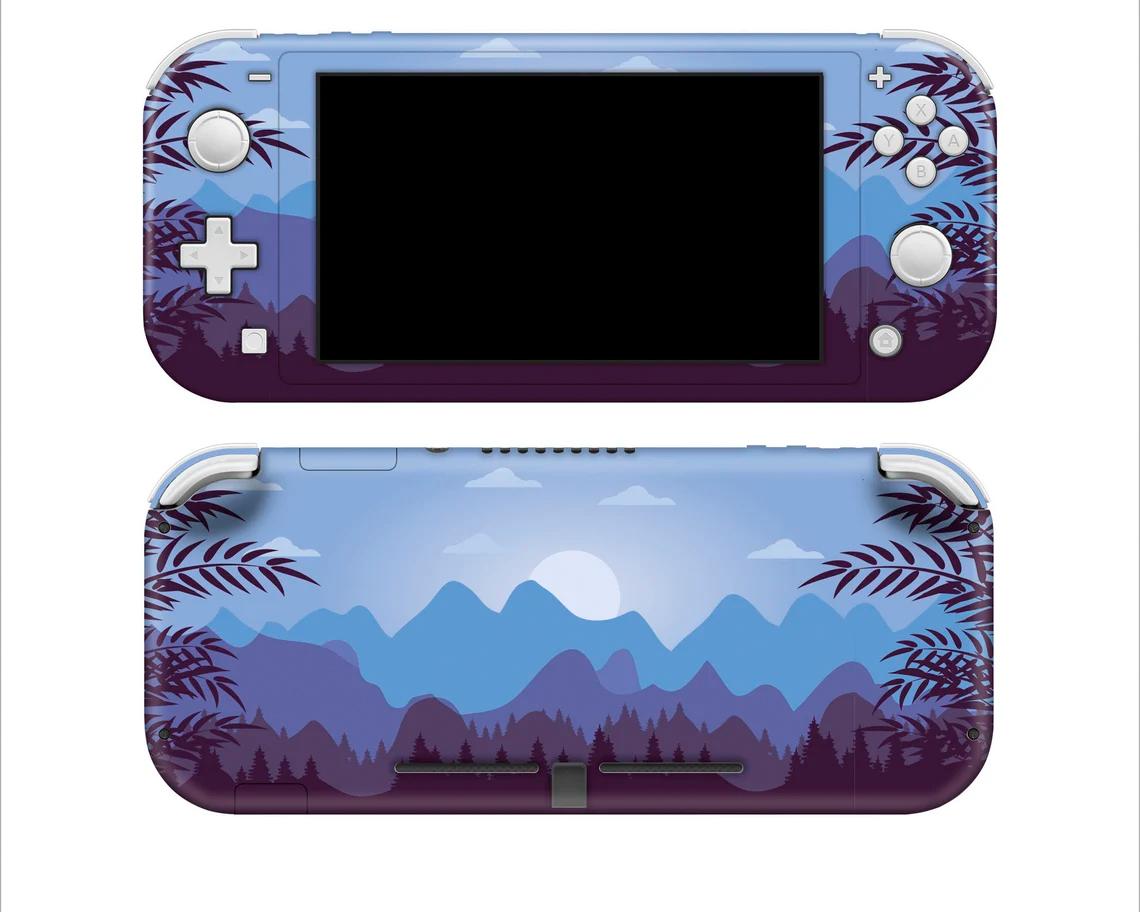 Skin decal dán Nintendo Switch Lite mẫu thiên nhiên (dễ dán, đã cắt sẵn)