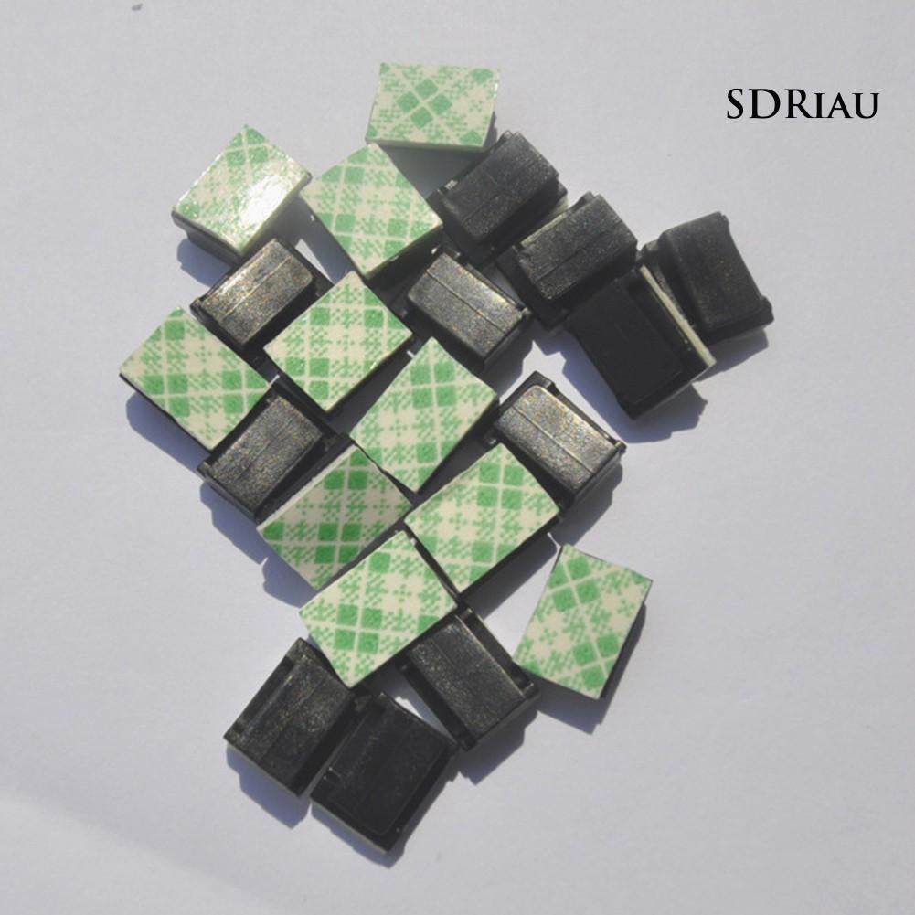 Bộ 40 Kẹp Cố Định Dây Cáp Tiện Dụng Trên Xe Ô Tô