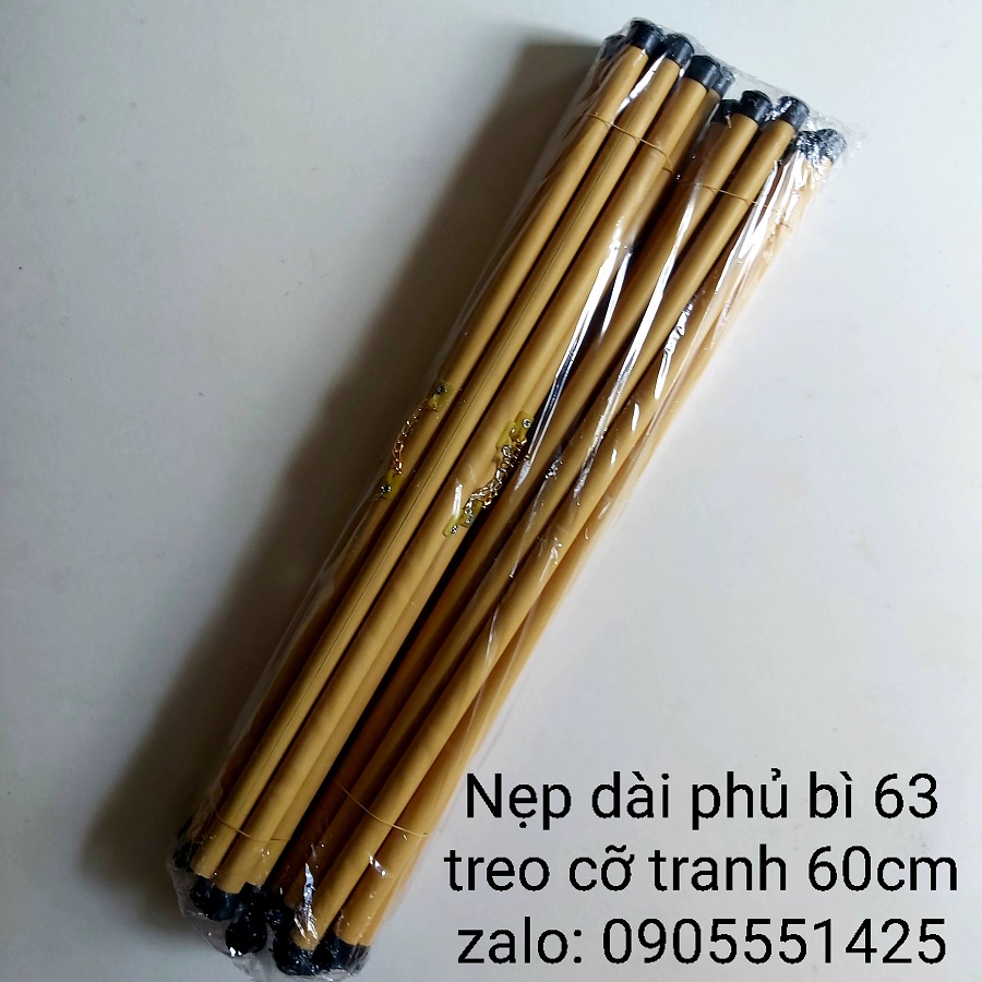 1 bó gồm 10 cặp ống sáo trúc treo lịch, ảnh, treo cỡ tranh 60cm