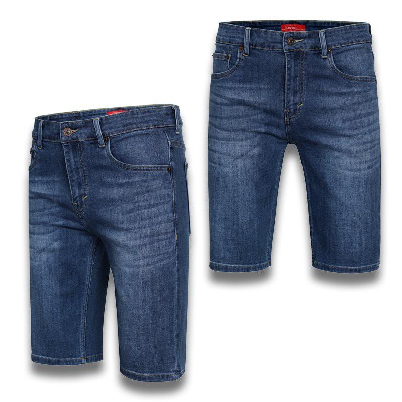 Quần Short Jean Nam Phom Xuông Thoitrang24h Wash Bạc Không Co Dãn Bền Màu Không Bị Ra Màu Khi Giặt Tẩy