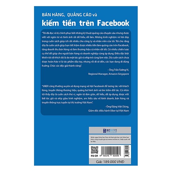 Bán Hàng, Quảng Cáo Và Kiếm Tiền Trên Facebook(Tặng E-Book Bộ 10 Cuốn Sách Hay Về Kỹ Năng, Đời Sống, Kinh Tế Và Gia Đình - Tại App MCbooks)