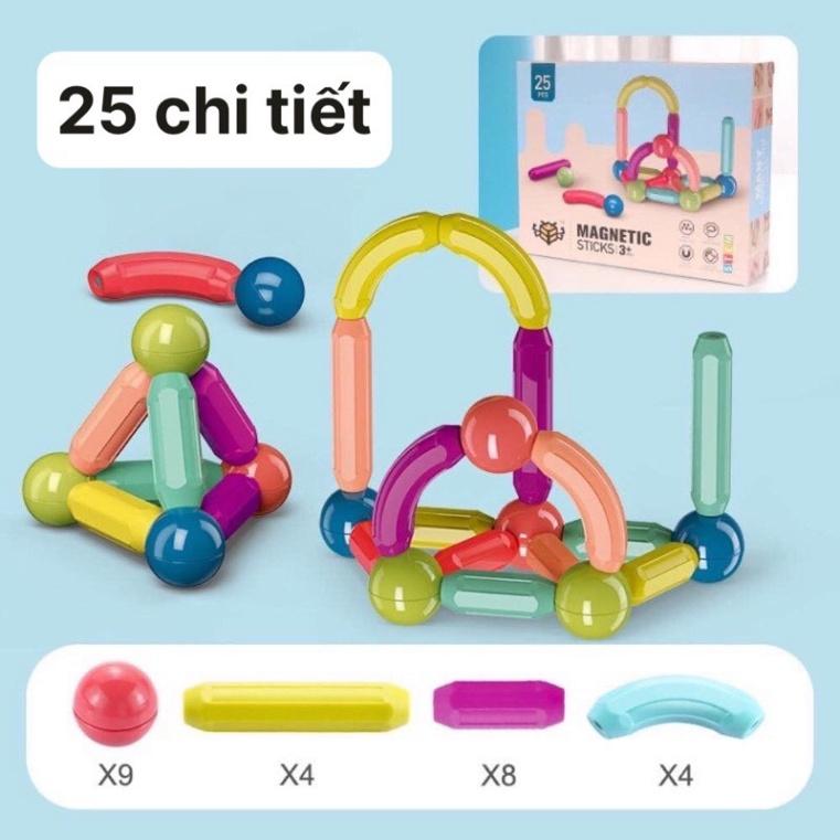 Ghép Hình Nam Châm 25 và 36 Chi Tiết- Ghép Hình Sáng Tạo Magnetic stocks