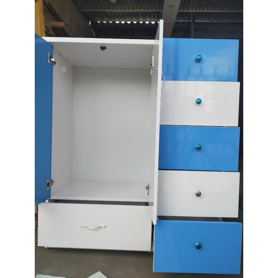 Tủ trẻ em 2 cánh 6 ngăn kéo cho bé - Tủ nhựa Hải Hậu - Chỉ giao tại Hải Hậu
