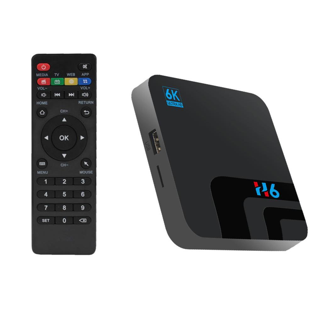 H6 Android Smart 4+32G Quad Core 6K HD WiFi Media Player