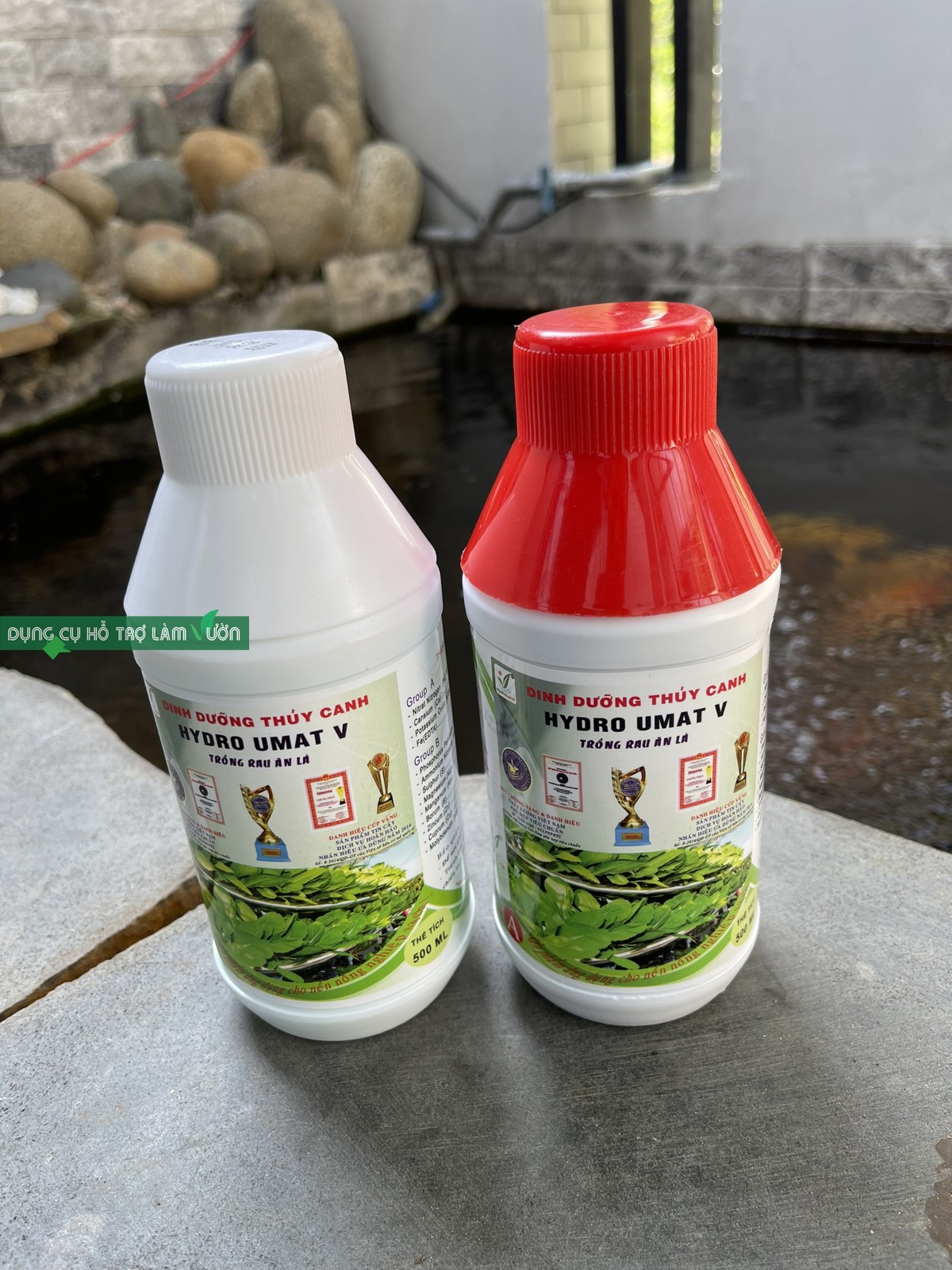 Bộ 2 Chai Dung Dịch Dinh Dưỡng Thủy Canh Cho Rau Ăn Lá PN PN33459A (500ml x 2 Chai)