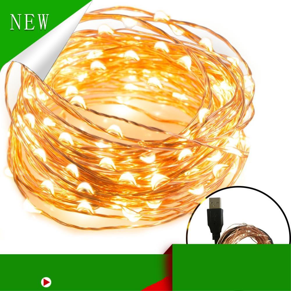 Dây đèn Led bằng đồng 2M 3M 5M 10M chống nước trang trí phòng ngủ