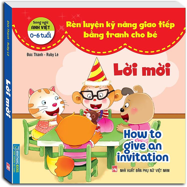 Sách Rèn luyện kỹ năng giao tiếp bằng tranh cho bé