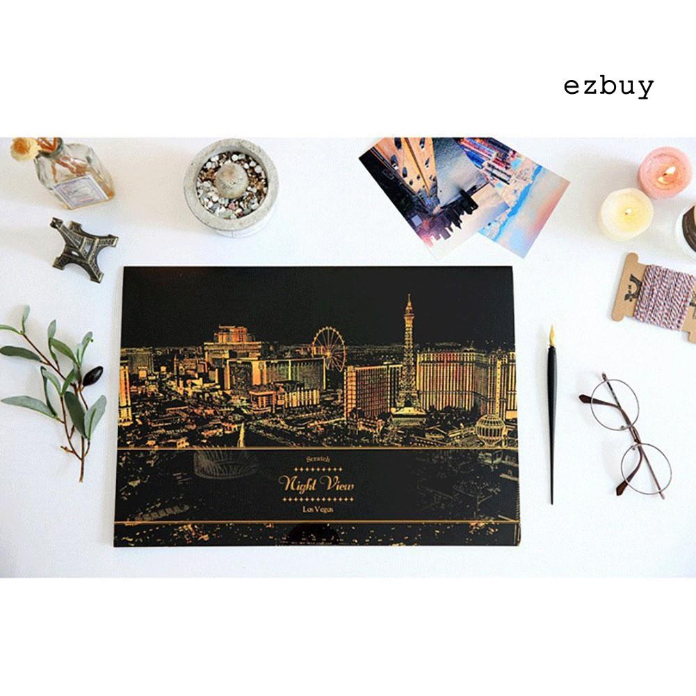 Tranh Vẽ Ezbuy1 45x30cm