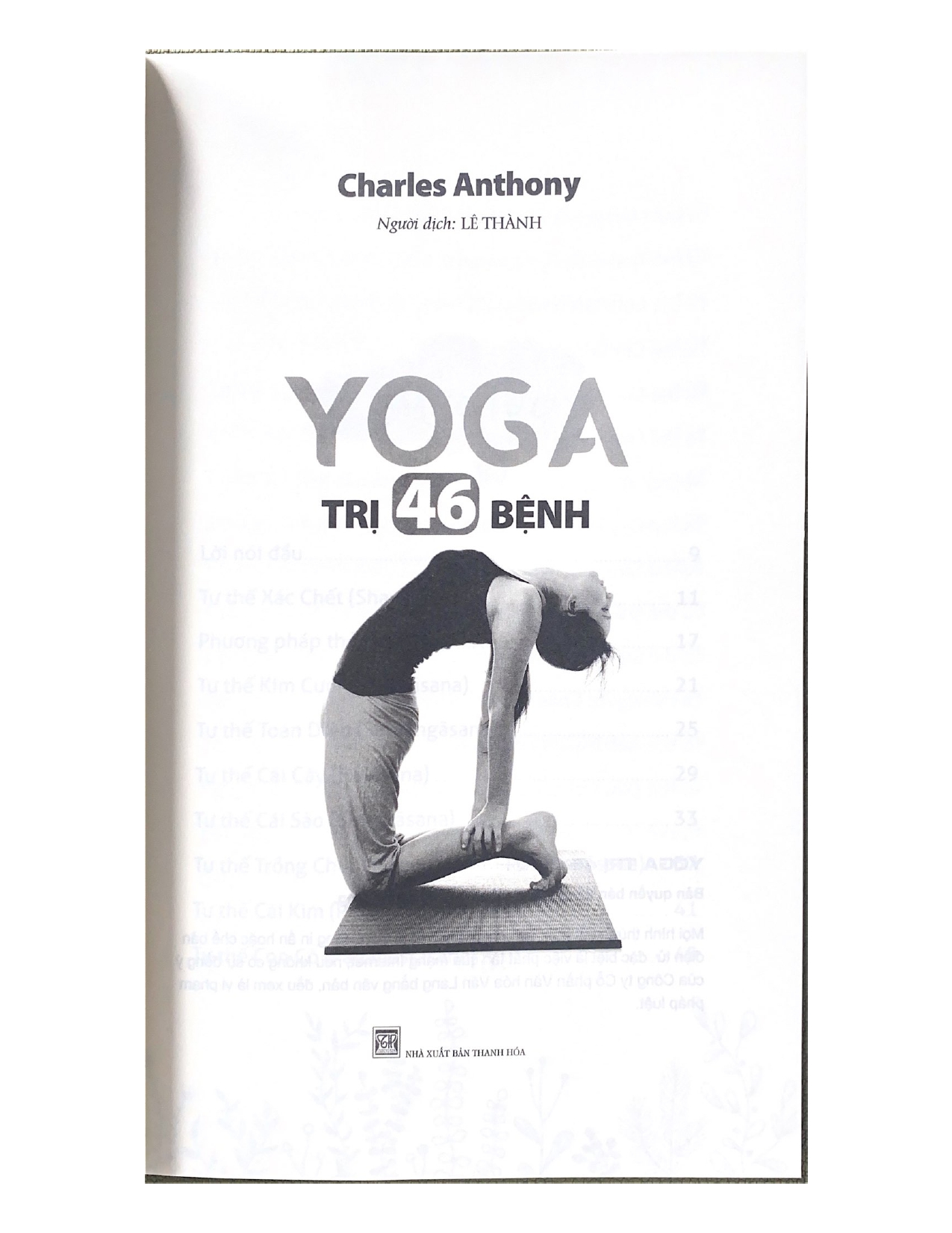 Yoga Trị 46 Bệnh - Tác Giả Charles Anthony - Vanlangbooks