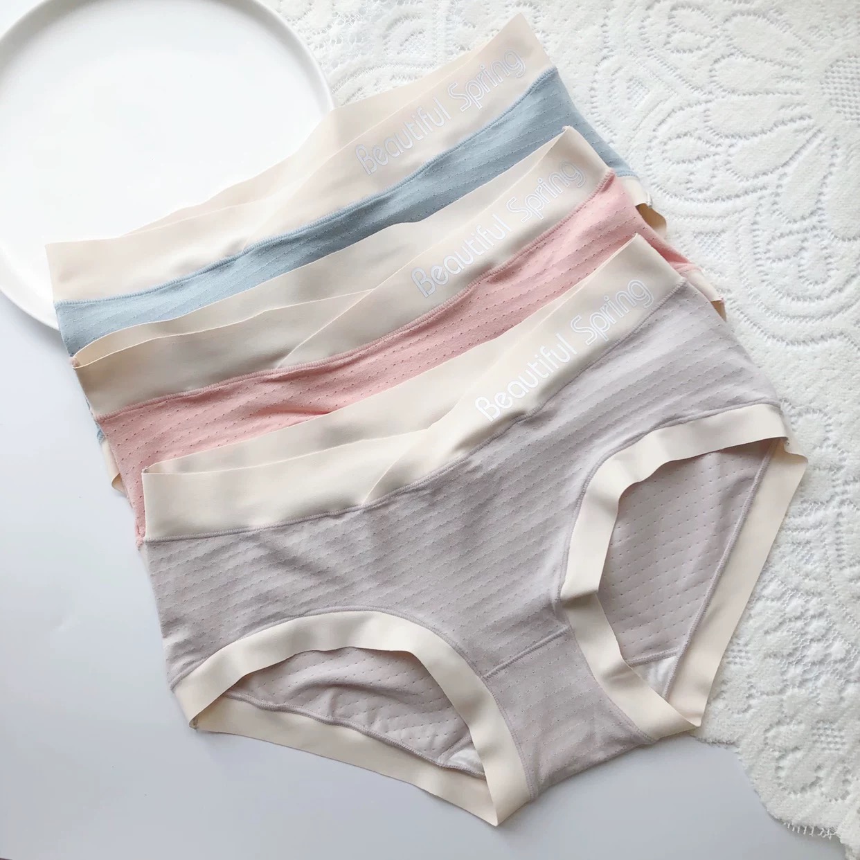 QUẦN LÓT BẦU COTTON THÔNG HƠI TỪ 40-70KG SIÊU THOẢI MÁI DÀNH CHO NỮ