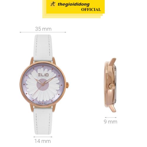 Đồng hồ ELIO Flower 35 mm Nữ EL105-03 - Hàng Chính Hãng