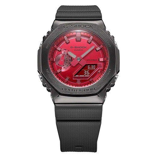 Đồng Hồ Nam Dây Nhựa Casio G-Shock GM-2100B-4ADR Chính Hãng - GM-2100B-3A Mặt Kim Loại