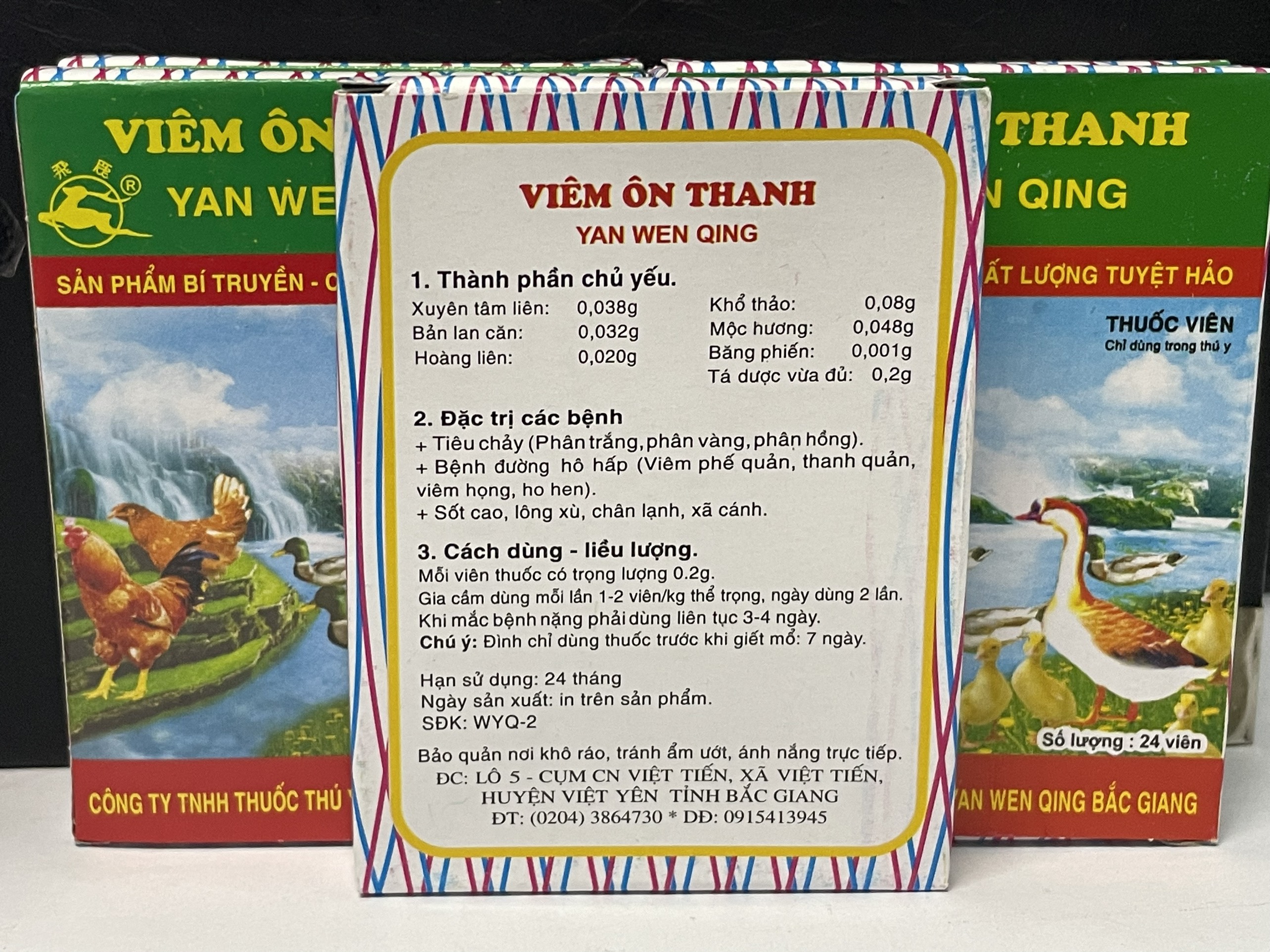 VIÊM ÔN THANH VỈ 24 VIÊN