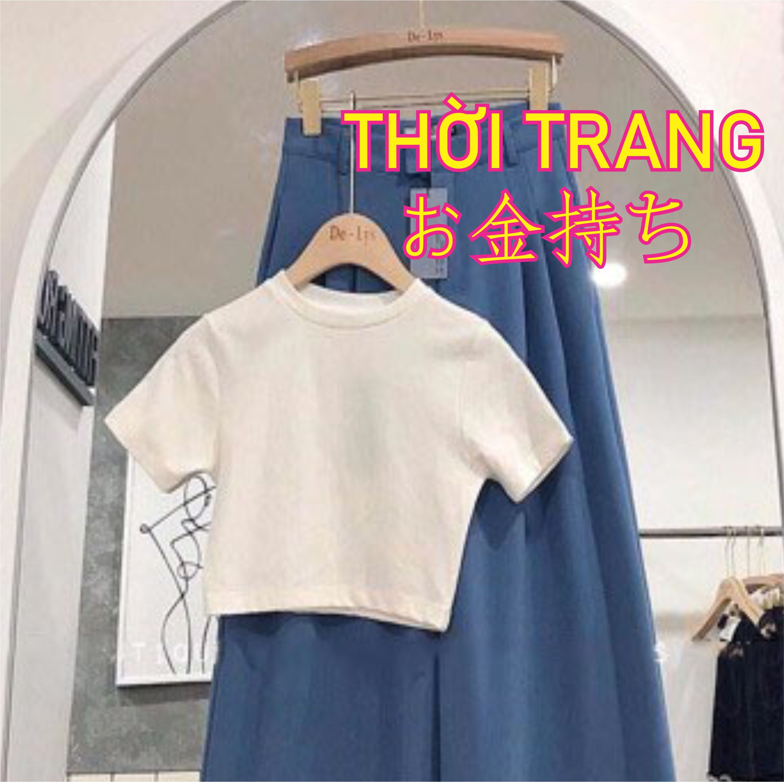 Áo Croptop Hottrend Tay Ngắn Màu Đen Trắng Cổ Tròn Vải Cotton Thun Ôm Body Co Giãn Tốt 313