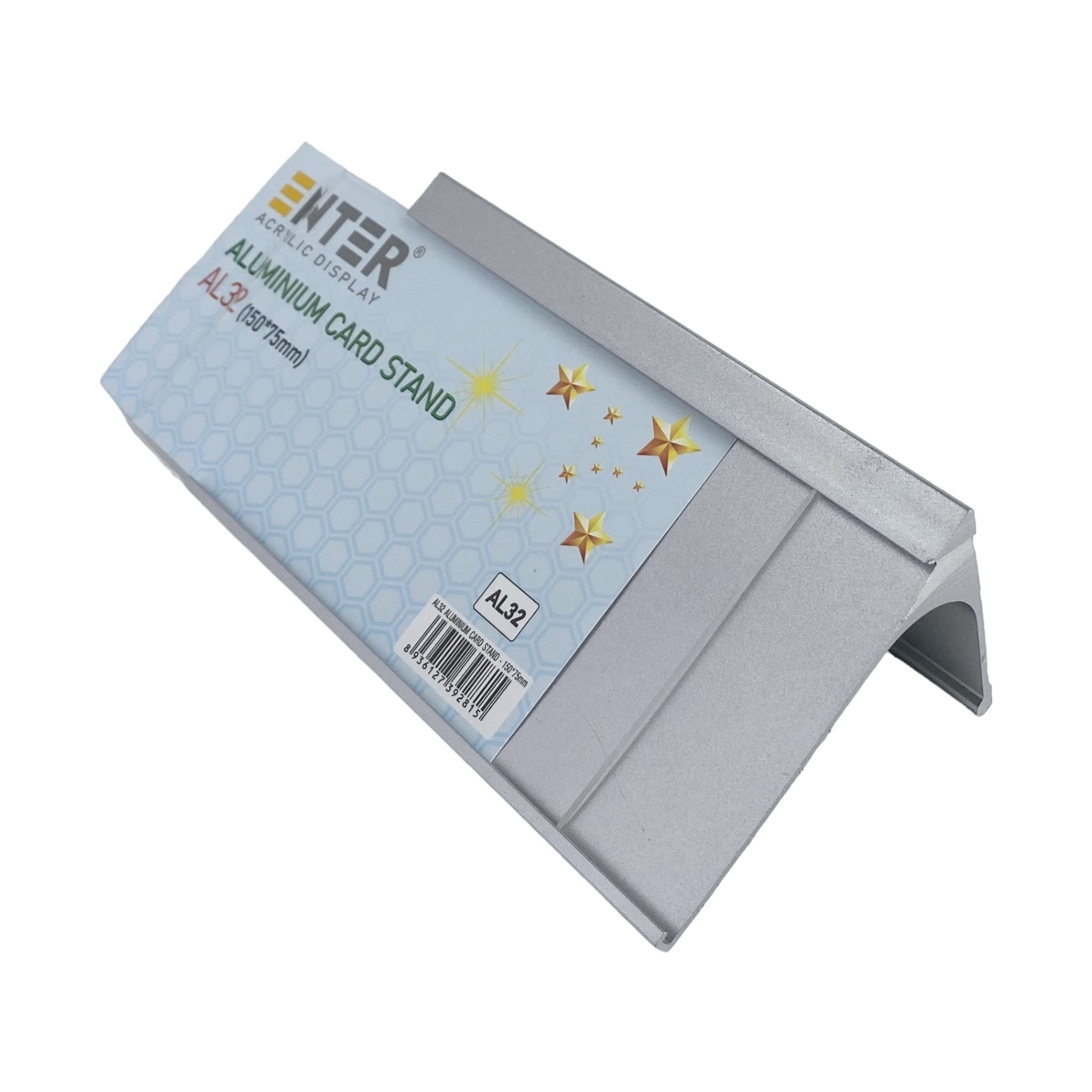 Bảng thông tin để bàn nhôm Enter AL32 150x75mm, Khung thông tin sản phẩm, Khung bảng giá, Kệ trưng bày để bàn