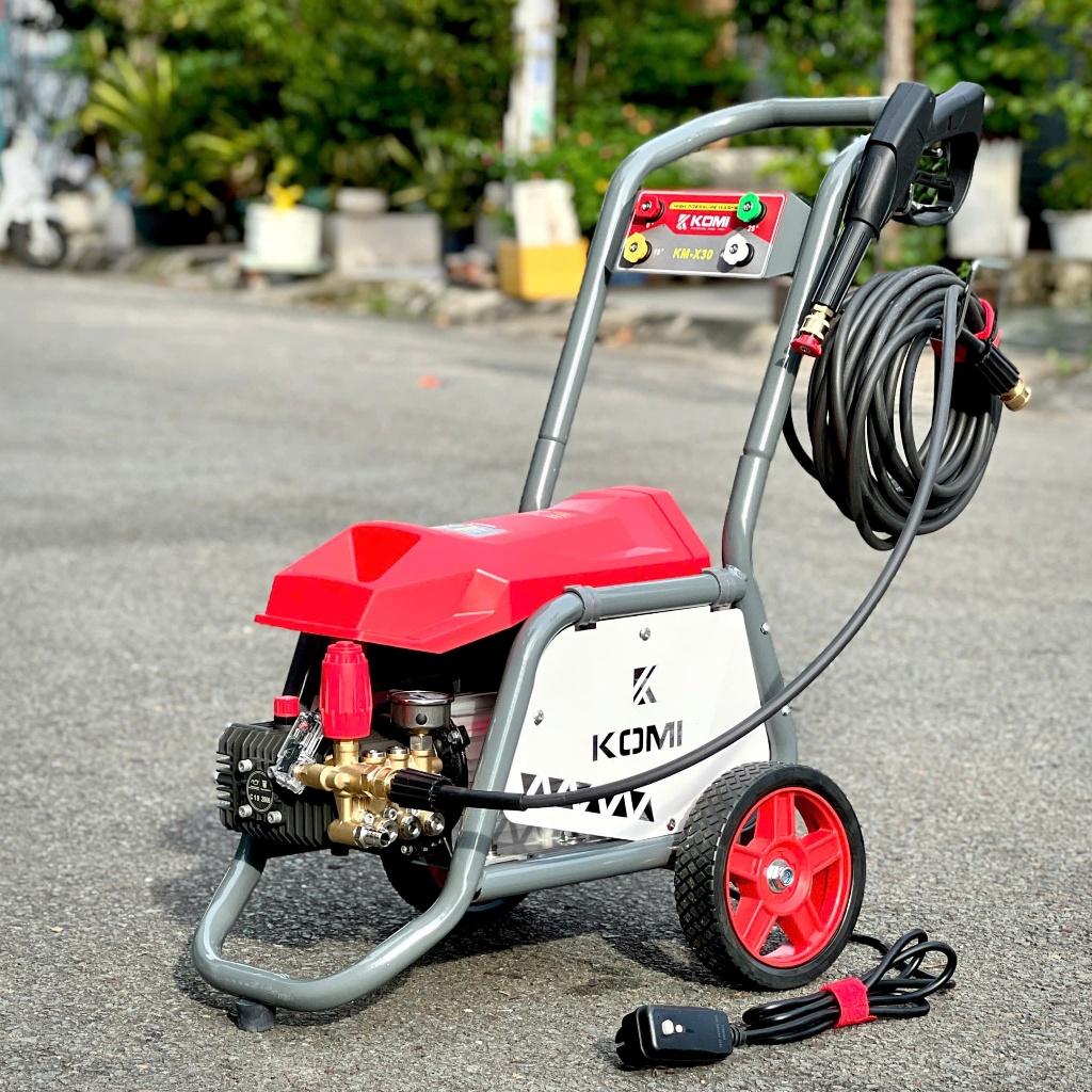 MÁY XỊT RỬA XE CAO ÁP CÔNG NGHIỆP 3000W KM-X30 KOMI -HÀNG CHÍNH HÃNG