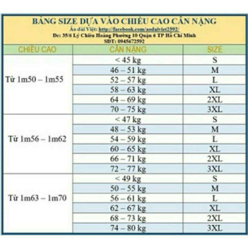 Áo dài may sẵn lụa in 3D