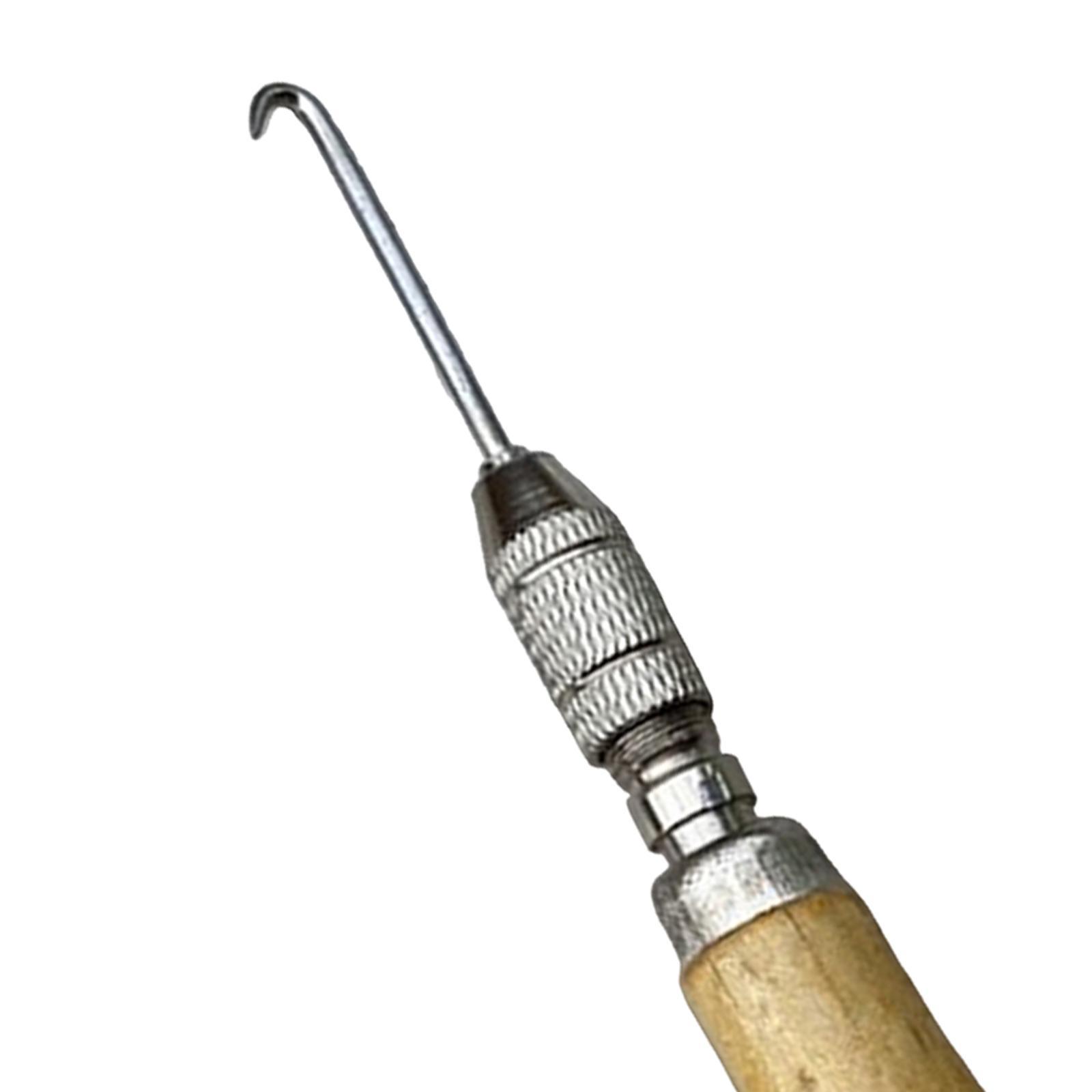Durable Racket String Puller, Wood Handle Badminton Equipment for Tennis Accessories