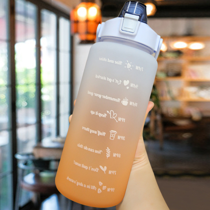 Bình Đựng Nước 2L Dễ Thương Có Vạch Chia
