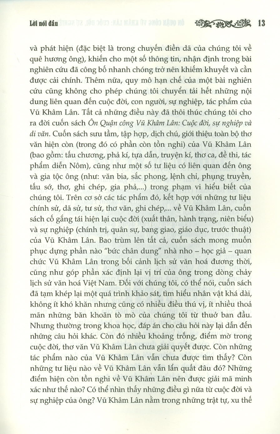 An Quận Công VŨ KHÂM LÂN - Cuộc Đời, Sự Nghiệp Và Di Văn (Bìa cứng)