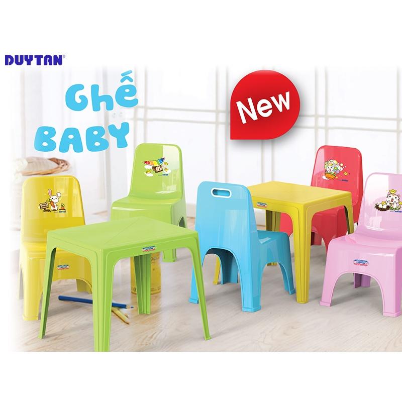 Ghế Nhựa Baby Duy Tân- KT 37.5 x 37.5 x 50.5 cm