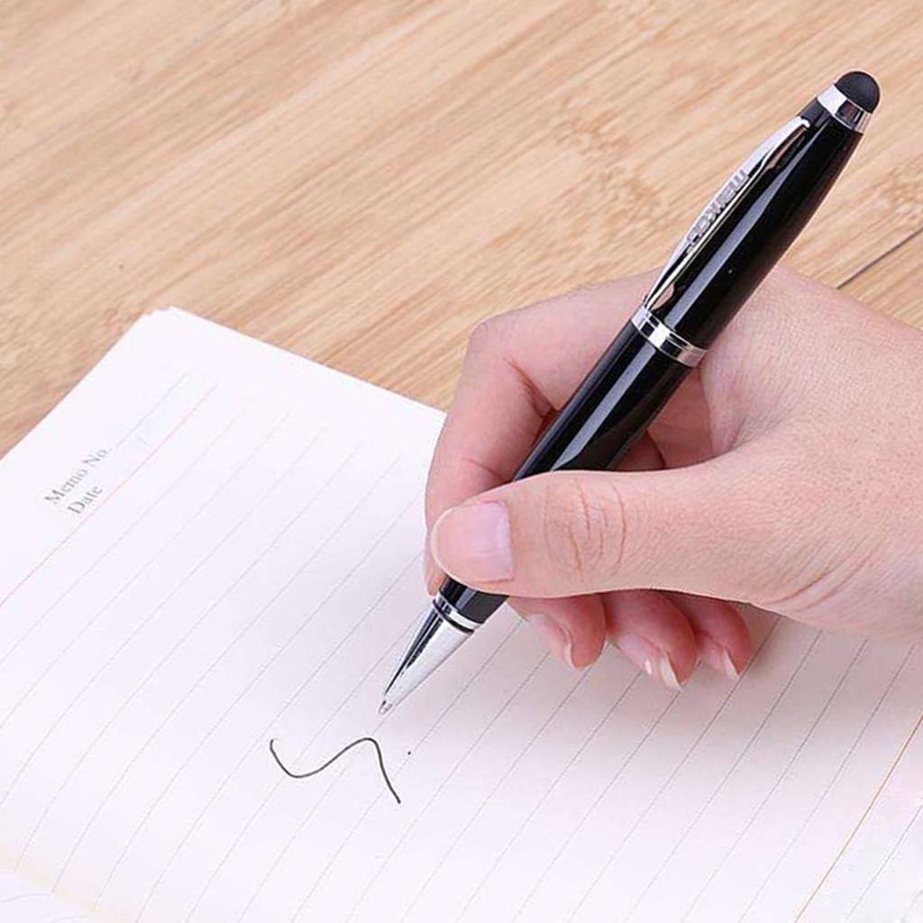 3in1 USB 2.0 Flash Screen Stylus Pen Writing Ballpoint Pen 32G Black