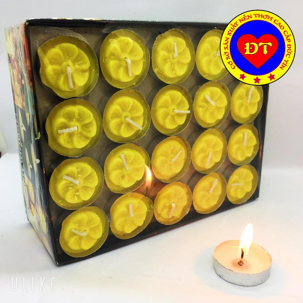 100 Nến tealight cháy 2h không khói không mùi an toàn cho người dử dung