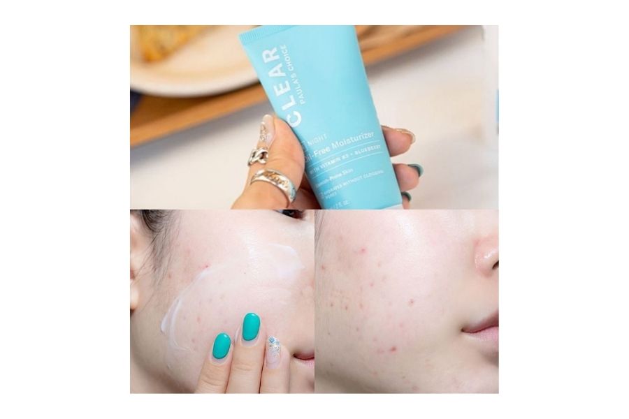 Kem dưỡng ẩm đêm Paula’s Choice CLEAR Oil-Free Moisturizer không dầu dành cho da mụn 15ml
