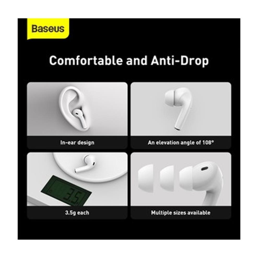 Tai nghe Bluetooth Baseus Encok W3 TWS - Hàng chính hãng