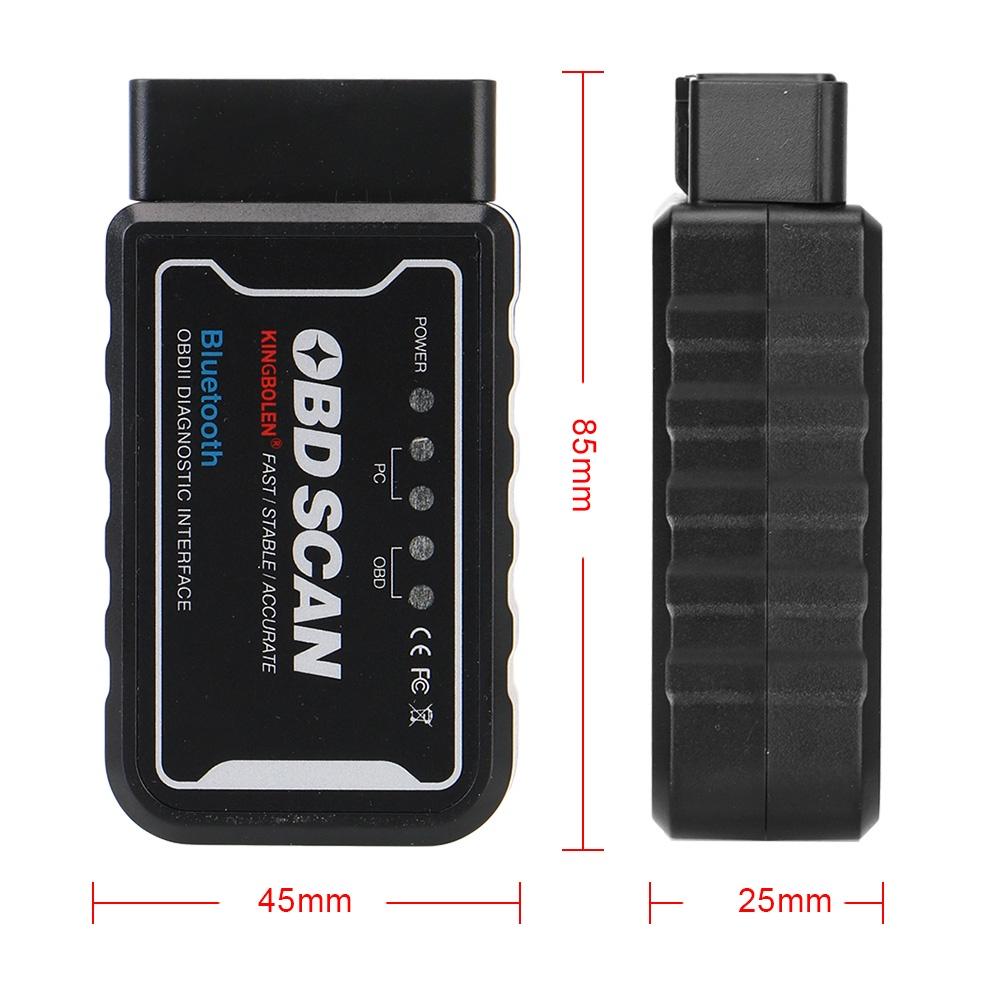 Bộ đọc mã quét chip PIC18F25K80 sửa Android/IOS chẩn đoán OBDII ELM 327 V 1.5 ICAR2 OBDSCAN ELM327 WiFiBluetooth V1.5