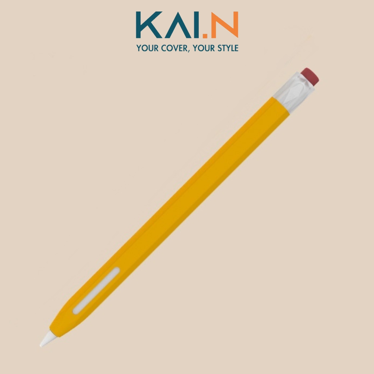 Ốp Case Bảo Vệ Dành Cho Apple Pencil 2, Kai.N Retro, Kiểu Dáng Bút Chì - Hàng Chính Hãng
