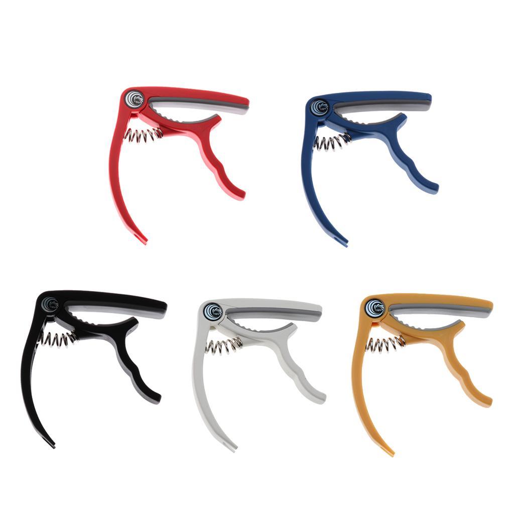 Ukulele Guitar Capo Tuner Quick Change Key Clamp Guitar Parts Yellow