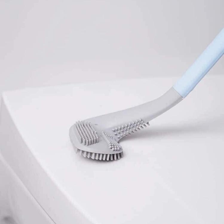 Cọ Toilet Silicon Chổi Chà Rửa Nhà Vệ Sinh Bồn Cầu Gắn Tường