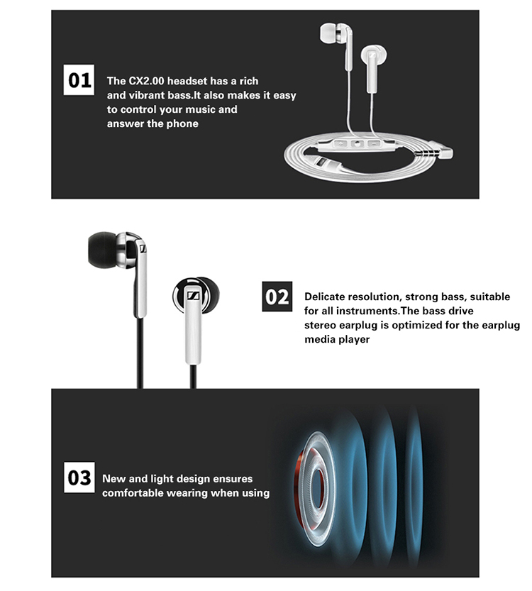 Tai nghe Sennheiser CX2.00 (CX 2.00)