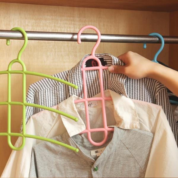 Móc treo quần áo thông minh 3 tầng tiện lợi