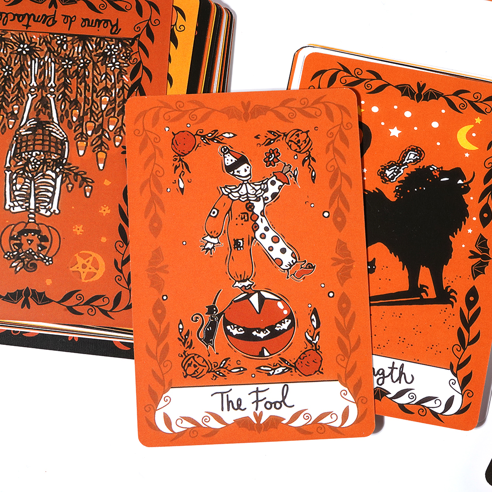 Bộ Bài Happy Halloween Tarot 78 Lá Bài Tặng Đá Thanh Tẩy