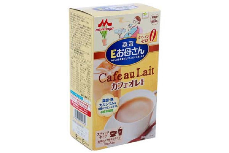 Sữa bầu Morinaga hộp 12 gói vị hồng trà/ trà xanh/ Cafe