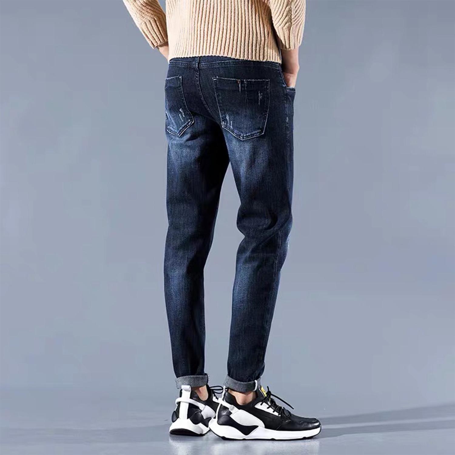 Quần Jeans Nam Phong Cách Trẻ Trung Đơn Giản