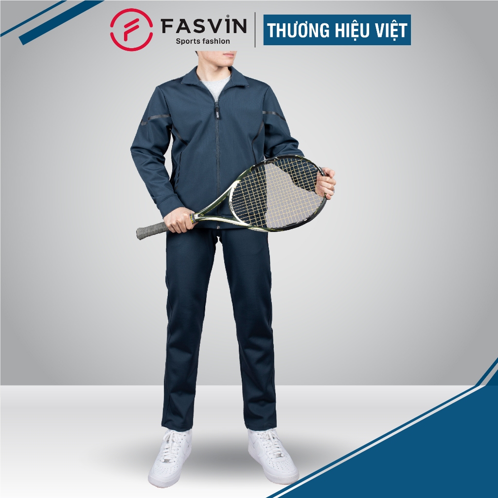 Bộ Quần Áo Thể Thao Nam Fasvin BT23602.HN Vải Thun 01 Lớp Cao Cấp Co Giãn Thoải Mái