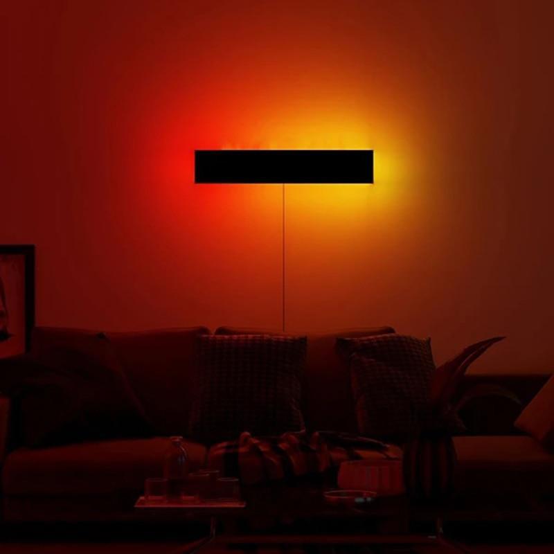 Đèn Led Wall treo tường trang trí phòng ngủ phòng khách phòng làm việc L06 quản lý qua app điện thoại