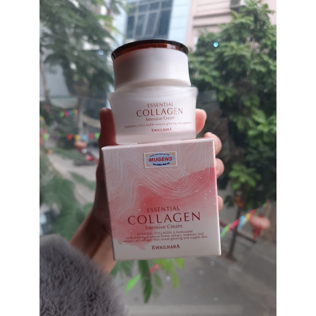 Kem dưỡng da Welcos Essential Collagen Intensive Cream tăng cường đàn hồi và chống lão hóa da 60g