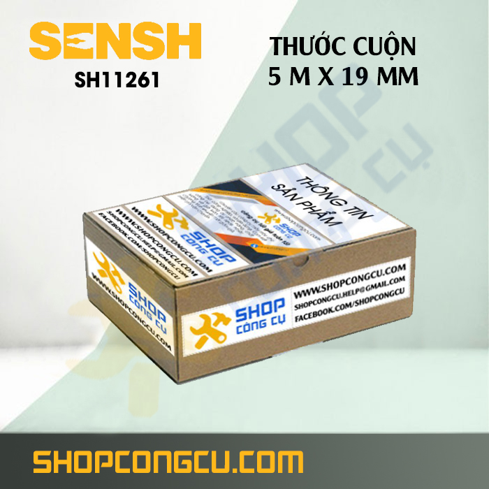 Thước cuộn 5mx19mm Sensh SH11261