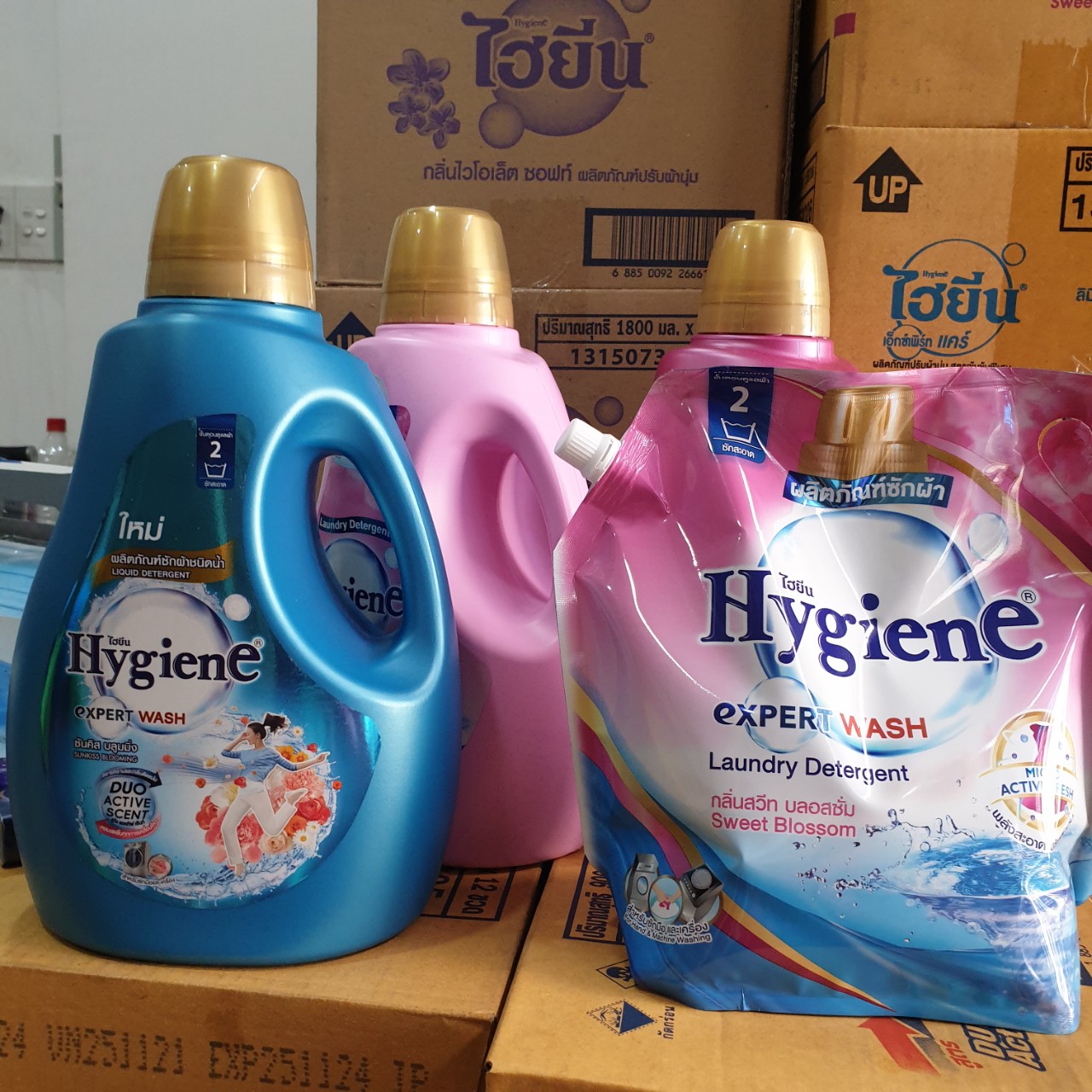 Nước Giặt Xả Quần Áo Hygiene Thái Lan 2800ml - Nước giặt quần áo Thái Lan - Chuyên Dùng Máy giặt Cửa Trước-Aloha Store