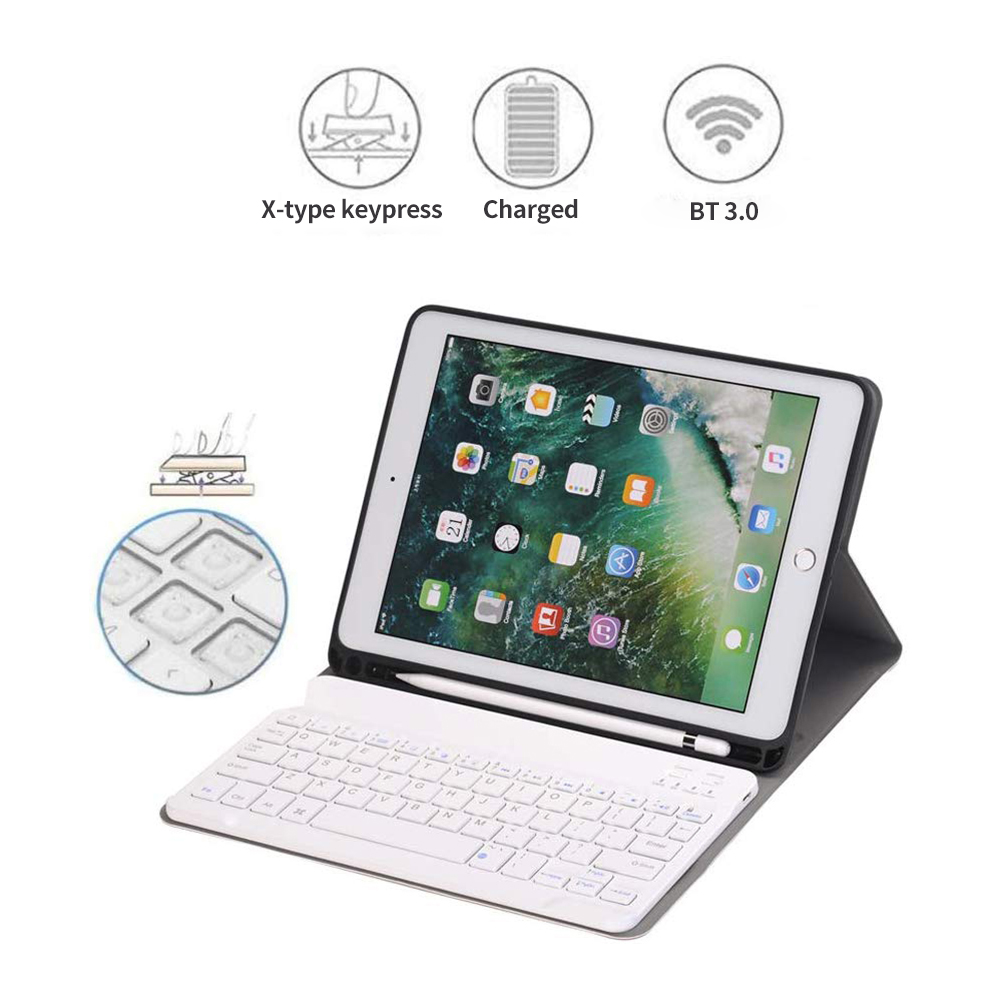 Hộp đựng bàn phím bảo vệ không dây Thay thế cho iPad Pro 10.5 / iPad Air3 10.5 / iPad 10.2  BT3.0