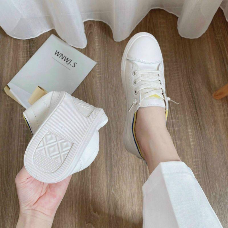 giày sneaker nữ trắng