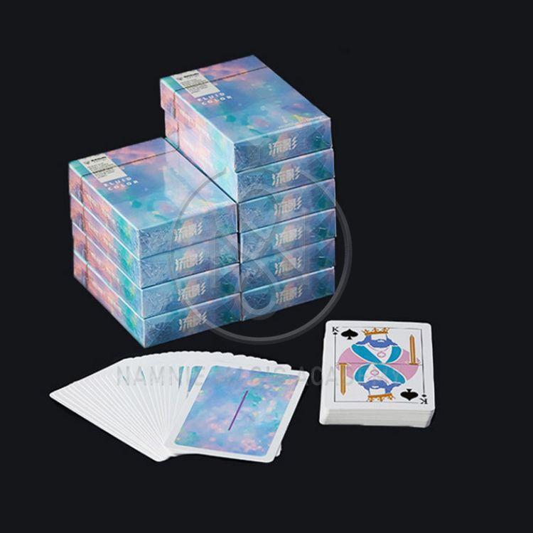 Bộ Bài Ảo Thuật Poker Playing Card Hologram, Tam Quốc Màu Loang Siêu Đẹp